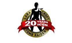 tomb raider lara croft 20 years ans logo