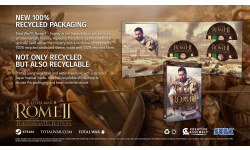 Total War Rome II Enemy at the Gates Edition boitier carton recyclable