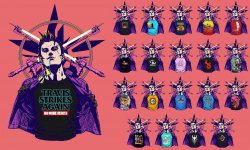Travis Strikes Again No More Heroes t shirts
