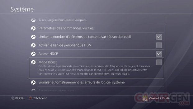 TUTO PS4 Pro mode Boost images (1)