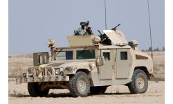 US Navy 060322 N 5438H 018 U.S. Army soldiers assigned to the Bravo Battery 3rd Battalion 320th Field Artillery Regiment along with Iraq Army soldiers from the 1st Battalion 1st Brigade 4th Division perform a routine patr
