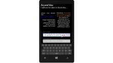 Windows Phone 8-1 clavier