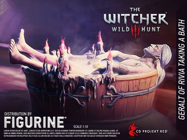 Witcher III figurines images
