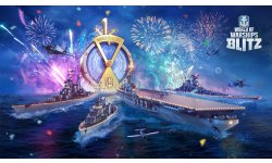 World of Warships Blitz 1stAnniversary Artwork EN 1920x1080 Logo