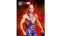 WWE 2K18 Kurt Angle artwork