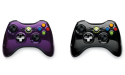 xbox 360 manettes chromée