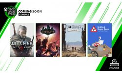 Xbox Game Pass console décembre 2019