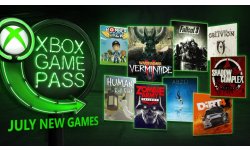 Xbox Game Pass juillet 2018