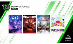 Xbox Game Pass pour Console mars 2020