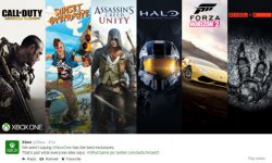 Xbox One tweet erreur