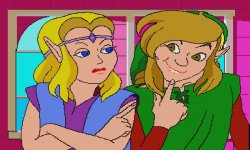 zelda link the faces of evil