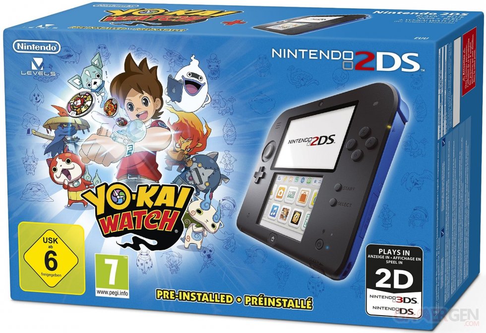 2DS Yo Kai Watch boite image