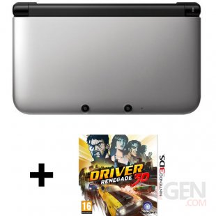 3DS XL Argent + Driver Renegade