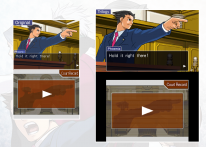 Ace Attorney Trilogy Comparaison 3DS DS 2