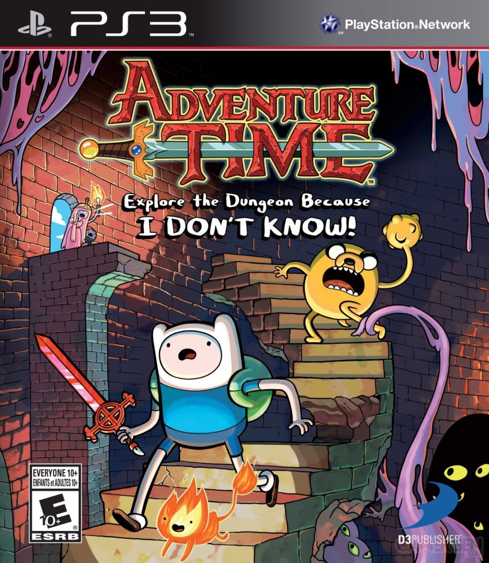 Adventure Time Explore the Dungeon Because I DONT KNOW-cover-boxart-jaquette-ps3