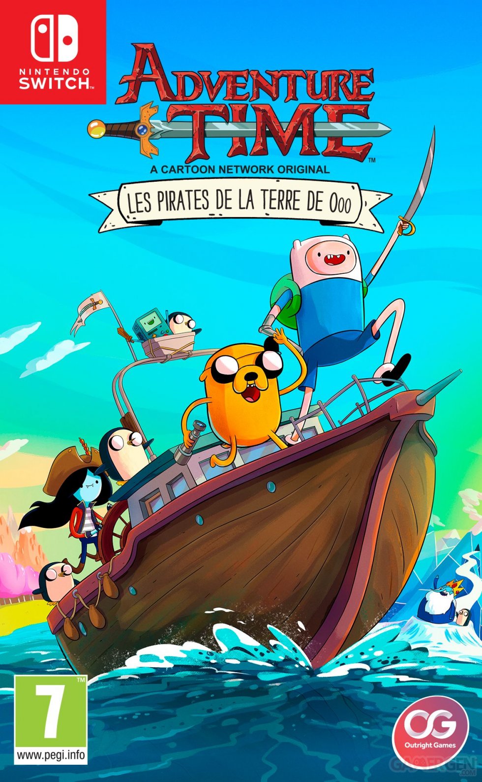 Adventure-Time-Les-Pirates-de-la Terre-de-Ooo-jaquette-Nintendo-Switch-17-07-2018
