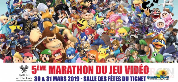 Affiche 5e Marathon du jeu vidéo