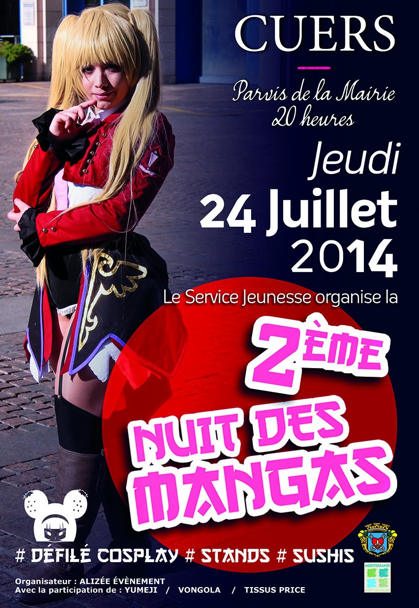 Affiche Nuit des MANGAS - 24 juillet  2014 - BD (3) (1)