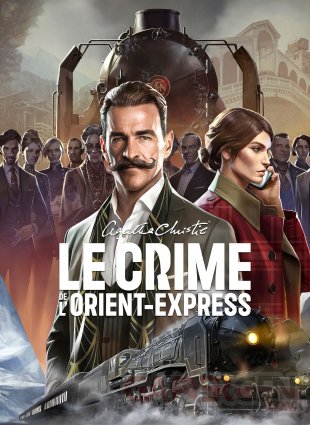 Agatha Christie Le Crime de L'Orient Express cover key art.
