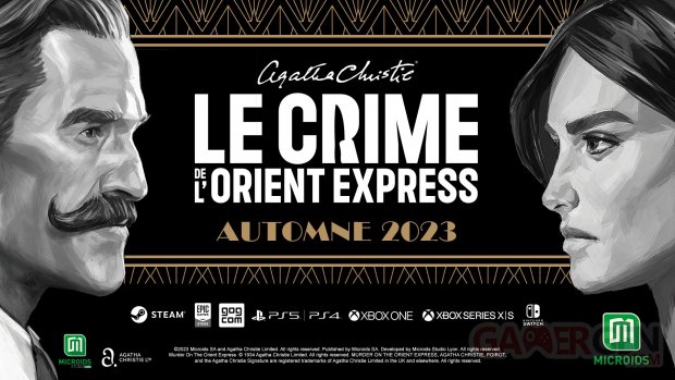 Agatha Christie Le Crime de L'Orient Express Microids 10 05 2023 key art.
