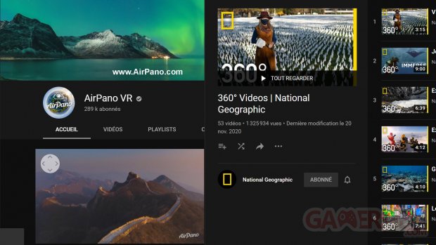 AirPano VR National Geographic Youtube
