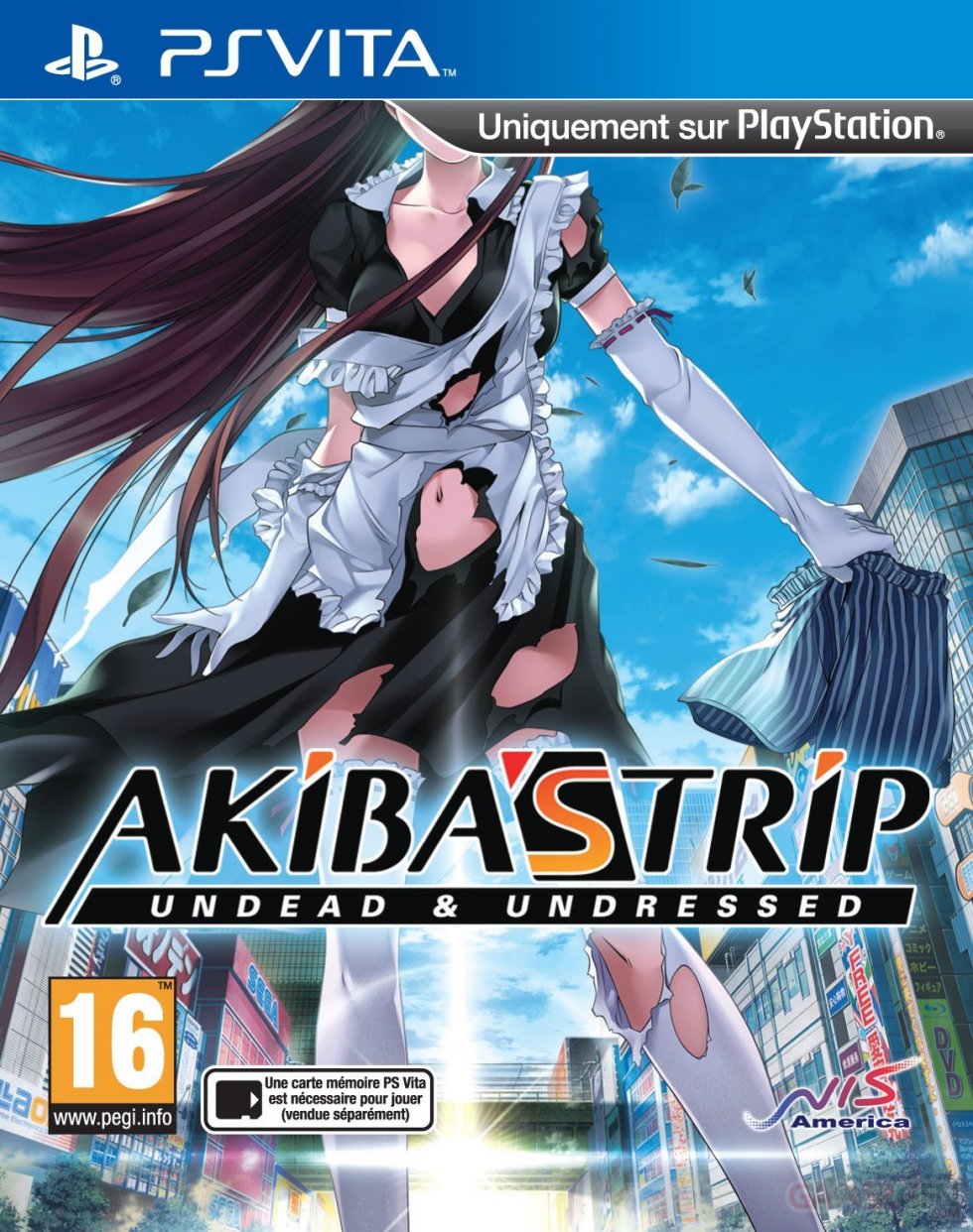 Akiba Trip jaquette PEGI PSVita