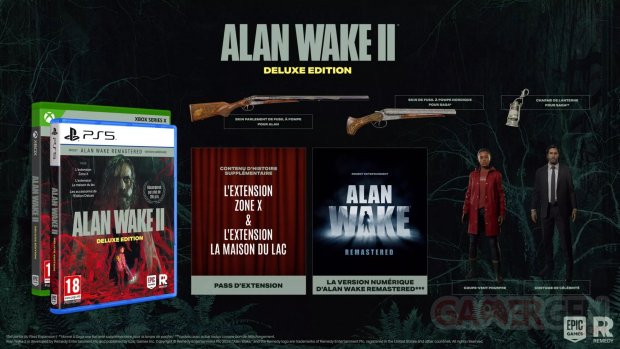 Alan Wake II Deluxe Edition Beauty Shot Combined PEGI FRE