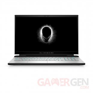 Alienware m17 R4 White with Tobii Front 2