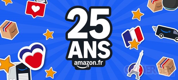 Amazon fr 25 ans bannière