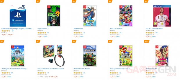 Amazon fr Jeux vidéo 2019