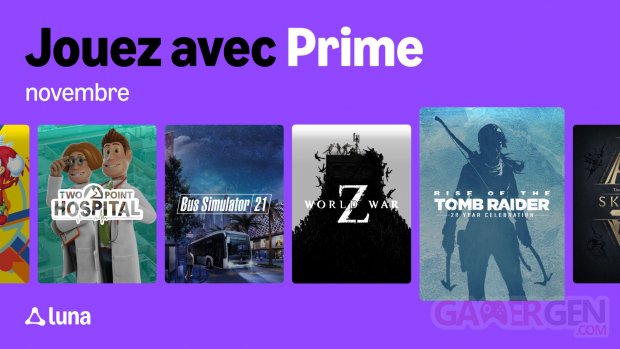 Amazon Luna novembre 2025