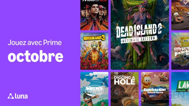 Amazon Luna octobre 2025