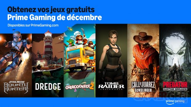 Amazon Prime Gaming décembre 2024