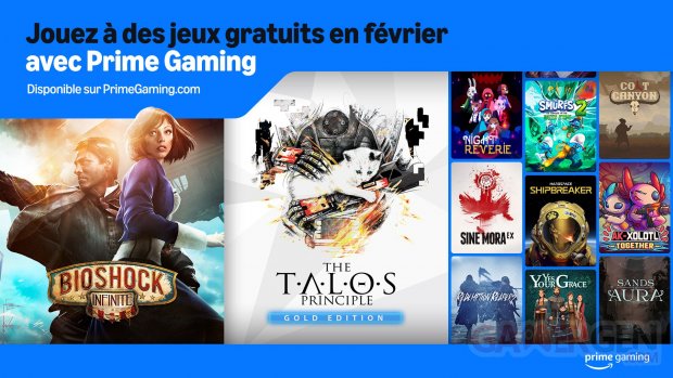 Amazon Prime Gaming février 2025