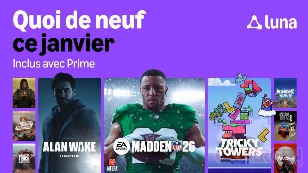 Amazon Prime Gaming Luna janvier 2026