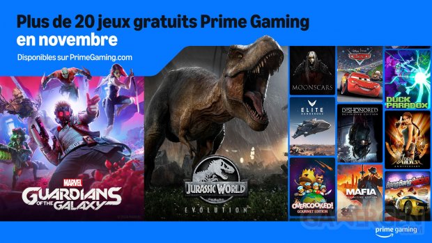 Amazon Prime Gaming novembre 2024