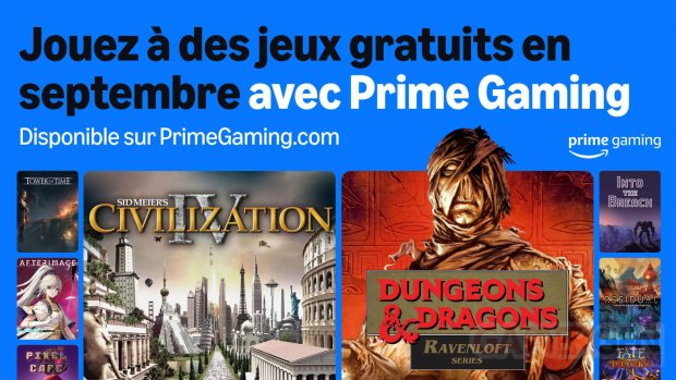 Amazon Prime Gaming septembre 2025