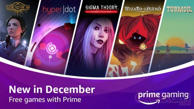Amazon Prime Gamong Jeux gratuits offert au mois de décembre