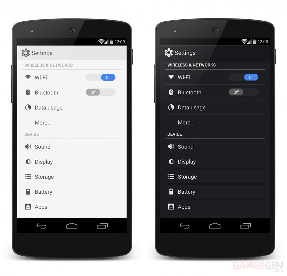 android-mock-settings