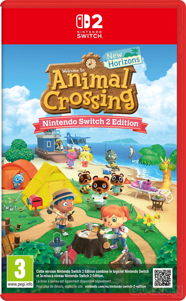 Animal Crossing New Horizons jaquette Switch 2