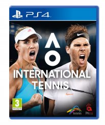 AO International Tennis PS4 2D Packshot PEGI