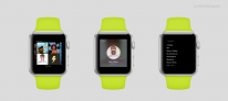 apple watch mockup spotify