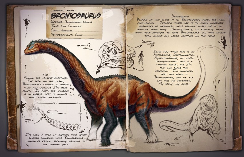 ARK Survival Evolved Dossier_Brontosaurus