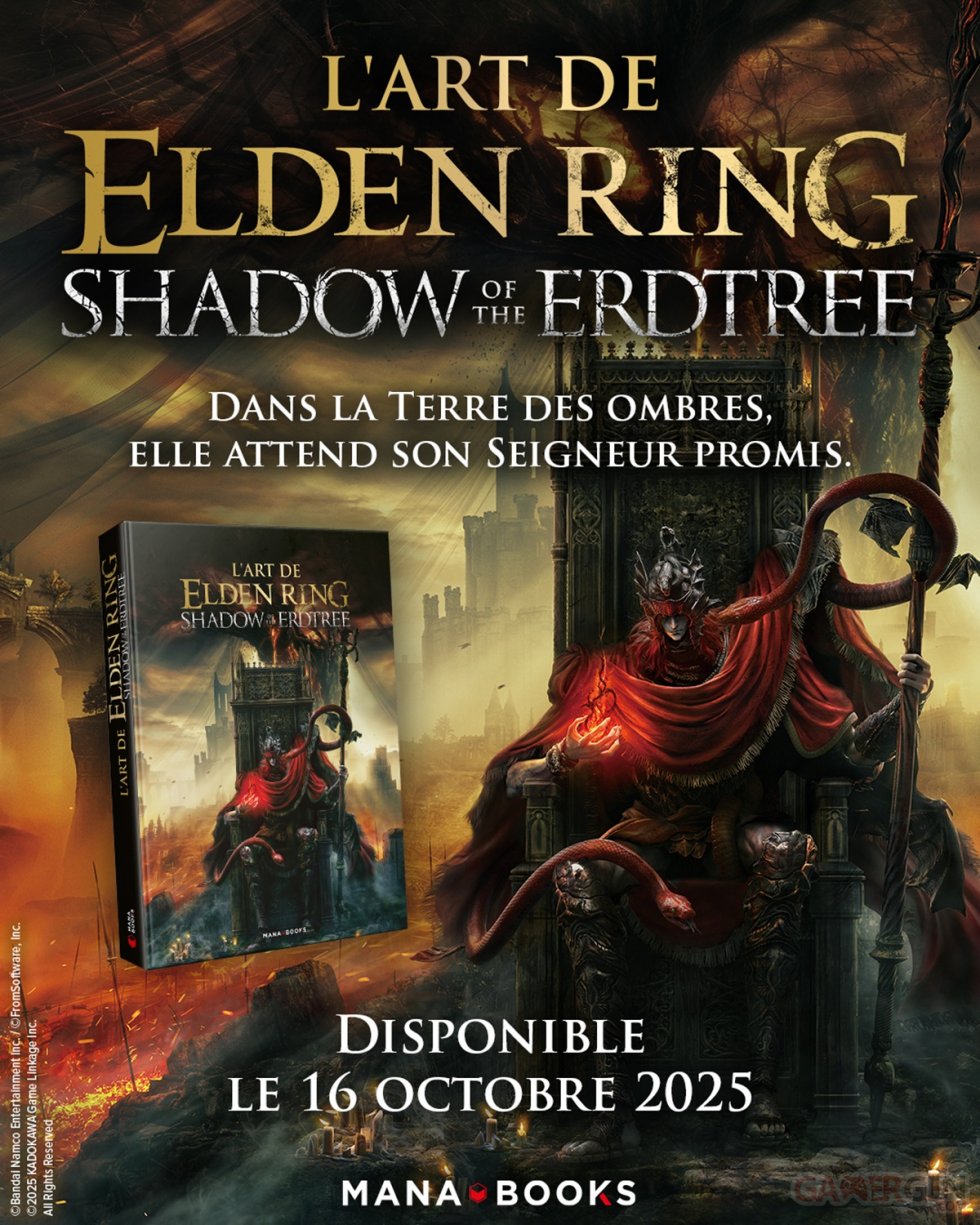 artbook officiel Mana Books art de Elden Ring – Shadow of the Erdtree