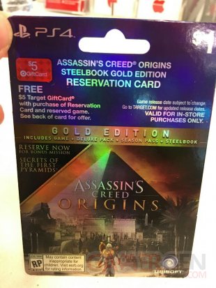 Assassin Creed Origins Gold Edition GiftCard 08 06 2017