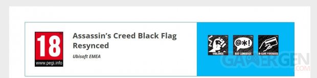 Assassin's Creed Black Flag Resynced PEGI 11 12 2025