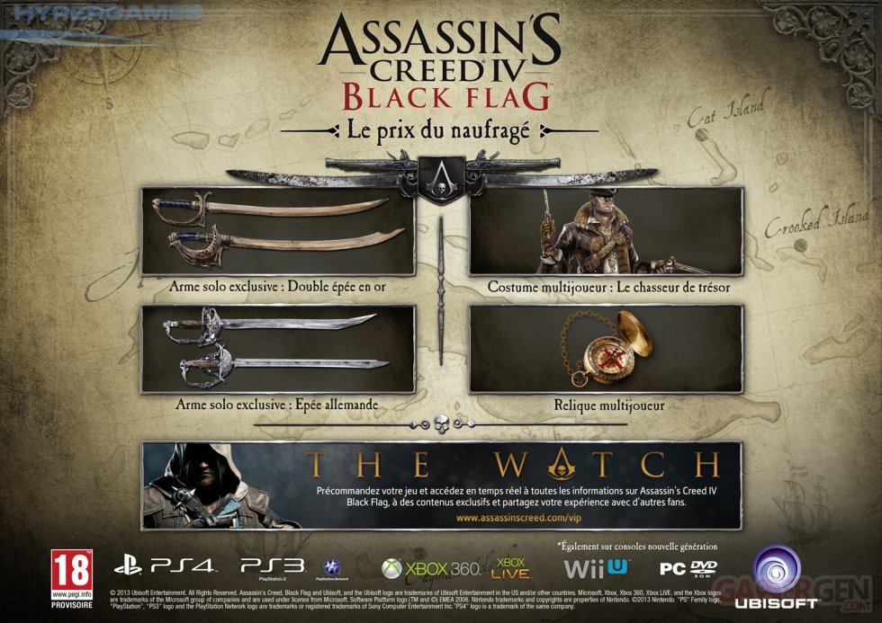 Assassin\'s Creed IV Black Flag bonus Auchan images screenshots 01