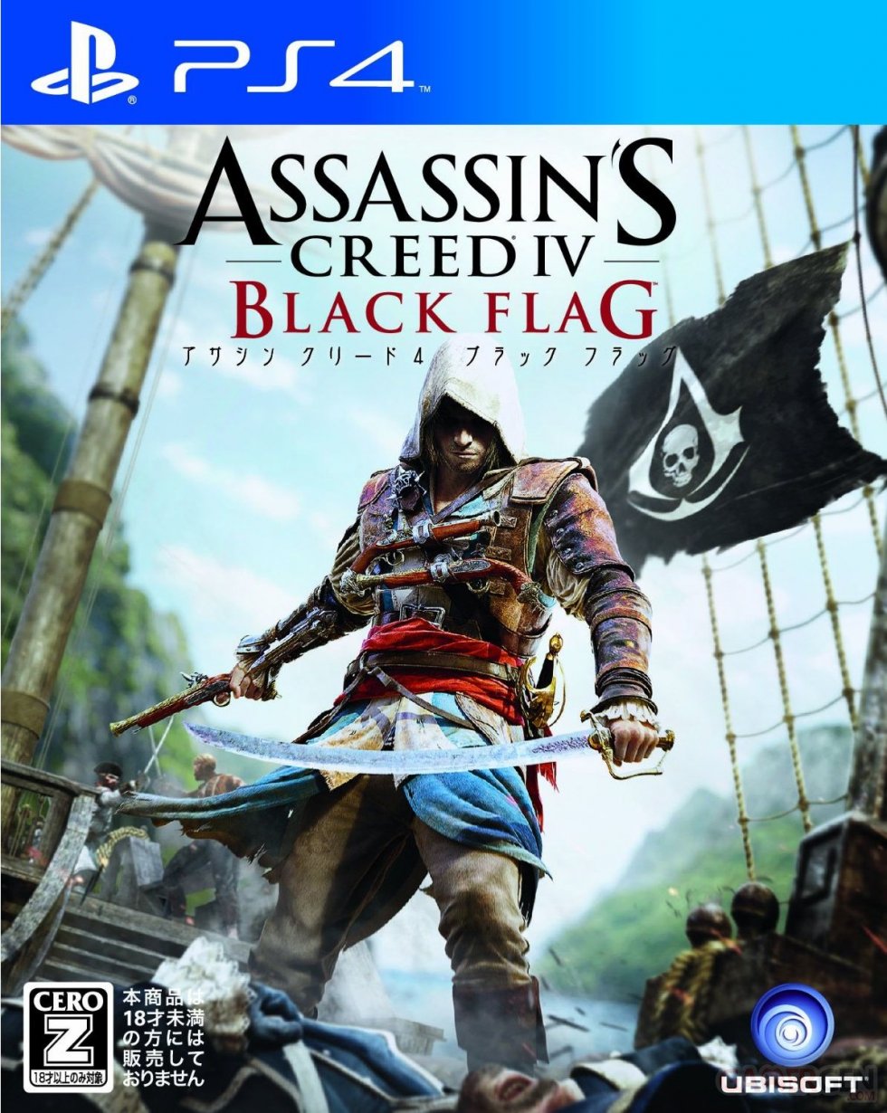 Assassin's Creed IV Black Flag jaquette japonaise