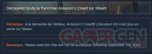 Assassin's Creed Liberation HD Steam 11 07 2022