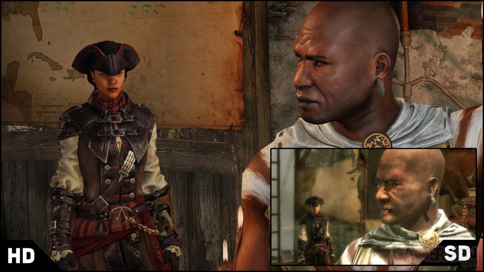 Assassin's Creed Liberation SD HD comparaison 2